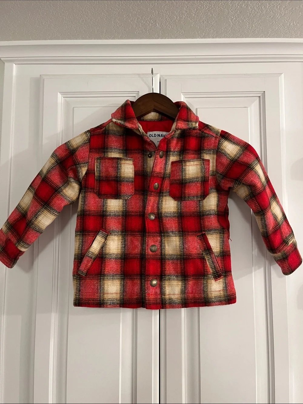 Old Navy 3T Plaid Jacket